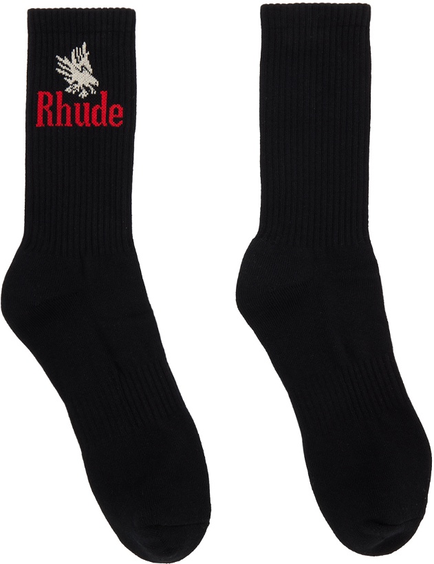 Photo: Rhude Black Eagles Socks