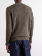 Anderson & Sheppard - Super Soft Rib-Trimmed Cashmere Sweater - Brown