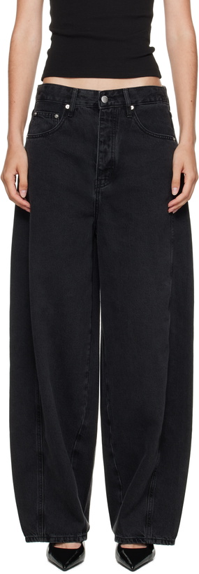 Photo: St. Agni Black Outland Denim Edition Mid Rise Balloon Jeans