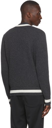 Moncler Gray Wool Sweater