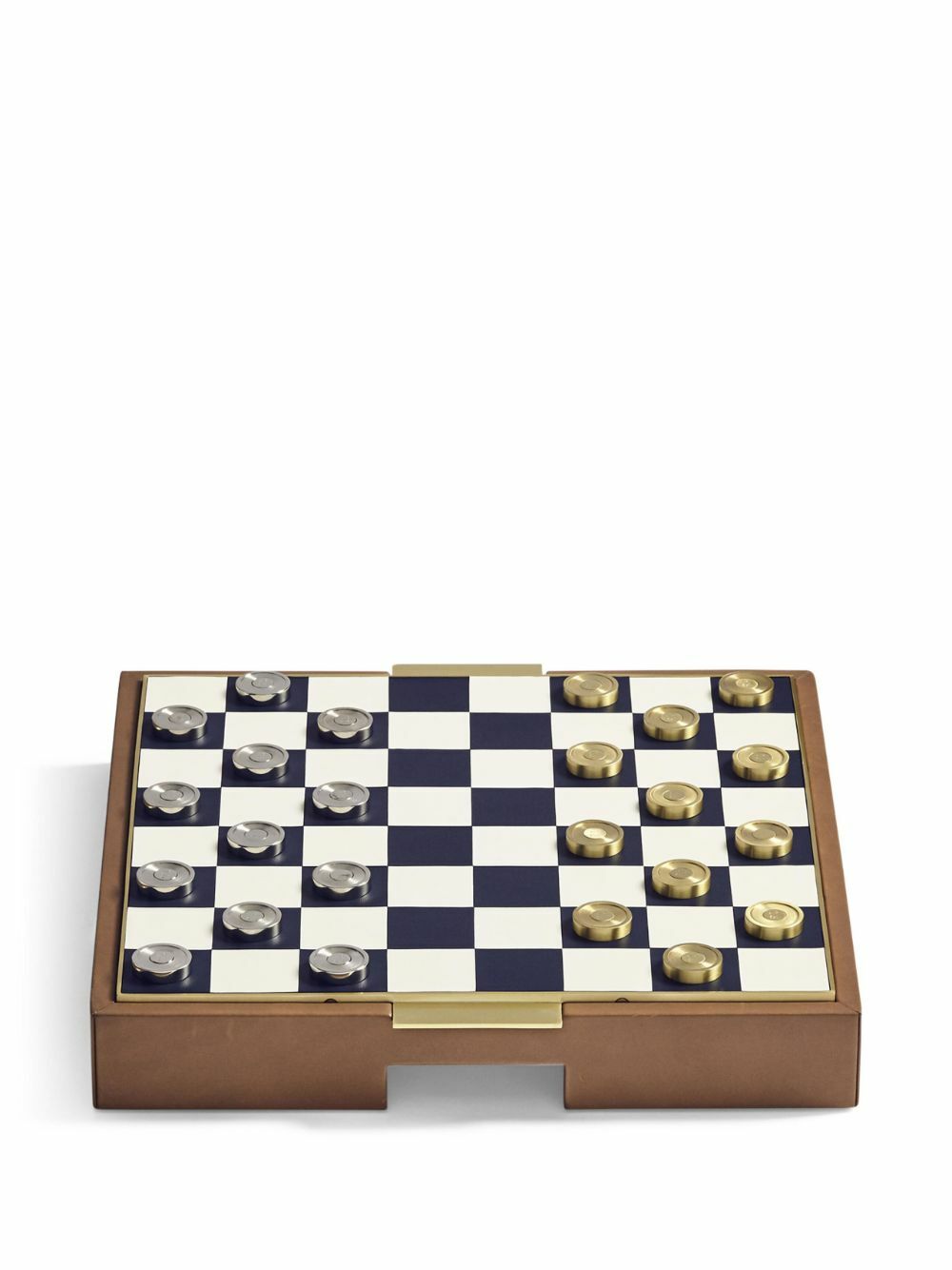 Ralph Lauren Home Brown Fowler Chess And Checkers Game Set