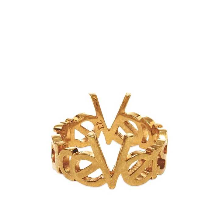 Photo: Versace 90s Logo Ring