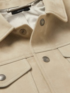 TOM FORD - Suede Jacket - Neutrals