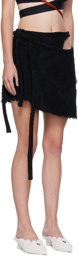 Ottolinger SSENSE Exclusive Black Towel Miniskirt