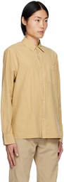 Officine Générale Beige Alex Shirt