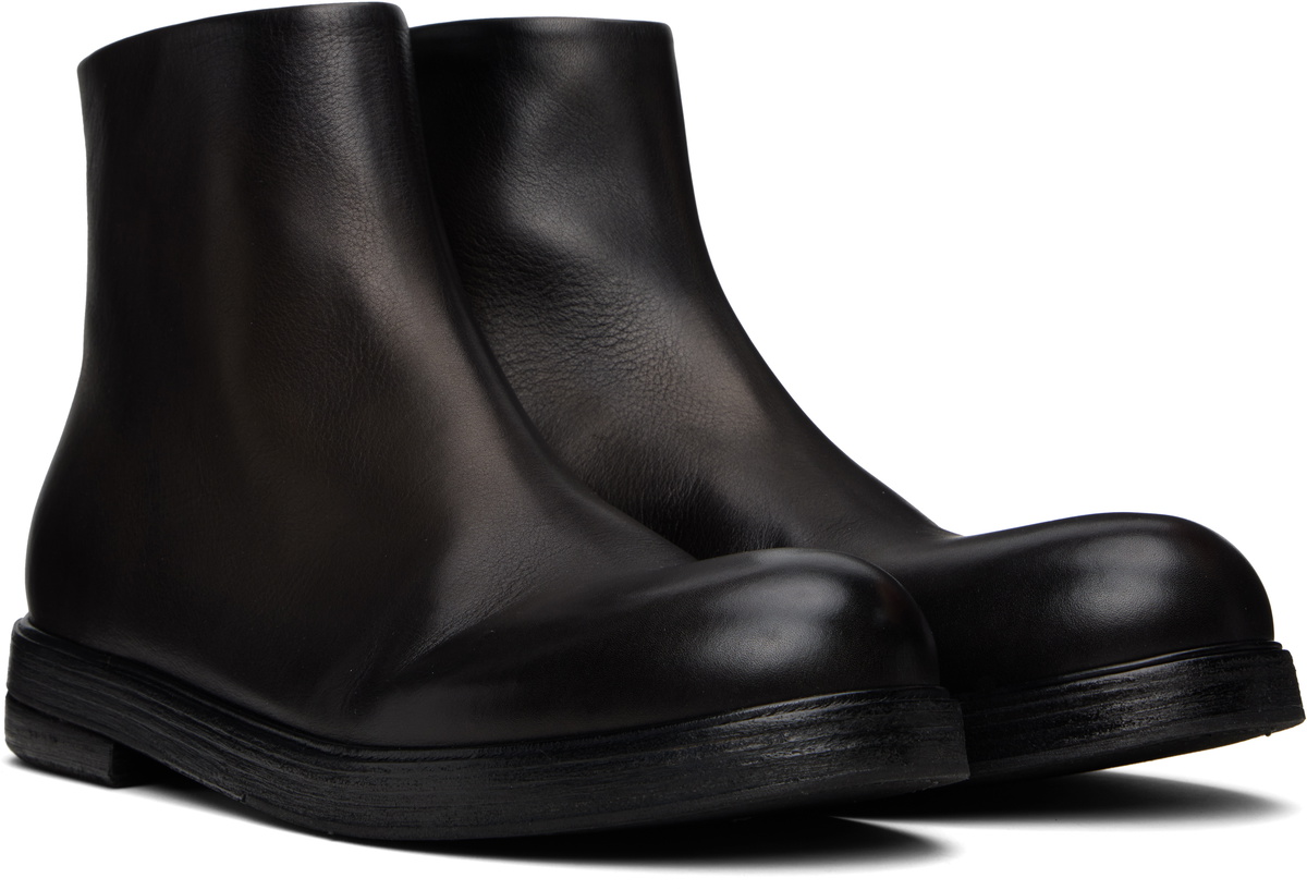 Marsèll Black Zucca Zeppa Ankle Boots