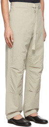 Lemaire Beige Utility Trousers