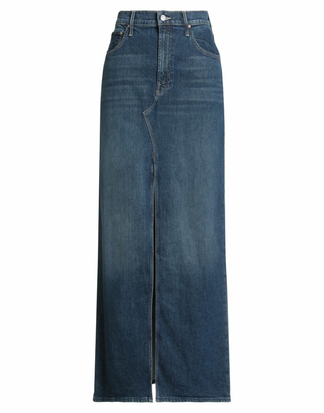 Photo: Mother Womens Denim skirt in Blue