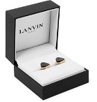 Lanvin - Gold-Plated Obsidian Cufflinks - Gold