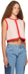 Caro Editions Pink Ravnbak Vest