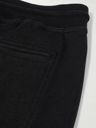 Brunello Cucinelli - Tapered Cotton-Blend Jersey Sweatpants - Black