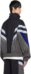 A PERSONAL NOTE 73 Gray & Navy Paneled Jacket