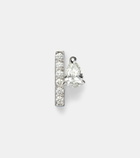 Repossi Serti Sur Vide 18kt white gold single earring with diamonds