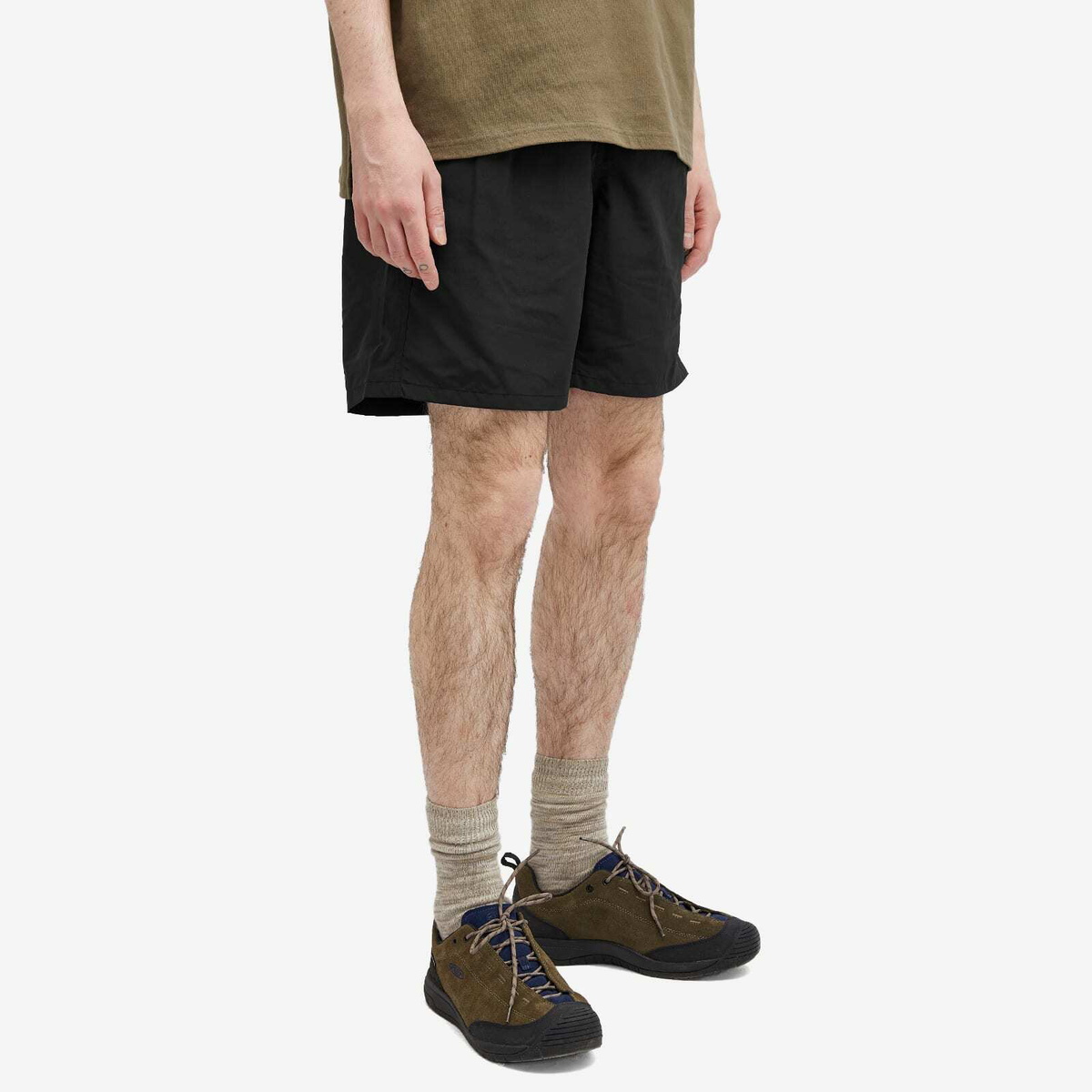 GOLDWIN　Nylon Shorts 7 SIZE4 Goldwin 7 inch Nylon Shorts - Black | Garmentory