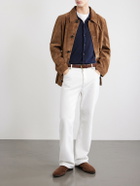 Caruso - Silk and Cotton-Blend Cardigan - Blue