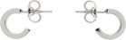 MM6 Maison Margiela Numeric Minimal Signature Hoop Earrings