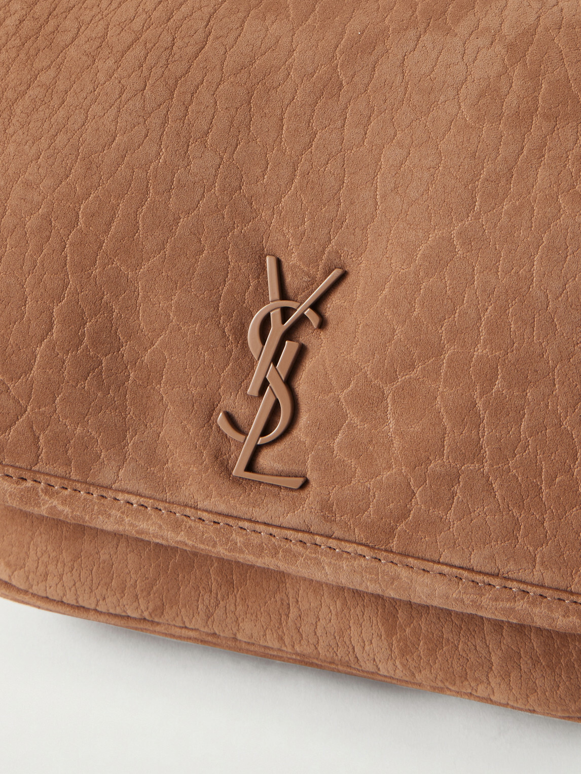 SAINT LAURENT - Niki Nubuck Shoulder Bag