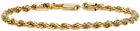 Laura Lombardi Gold Rope Chain Bracelet