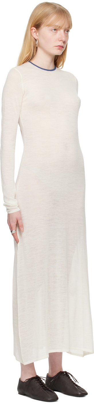 Victoria Beckham Women Red Crewneck Midi Dress With Gathered Waist And Rear Zip Closure In Viscose Blend Woman main image 1