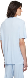 BOSS Blue Embroidered T-Shirt