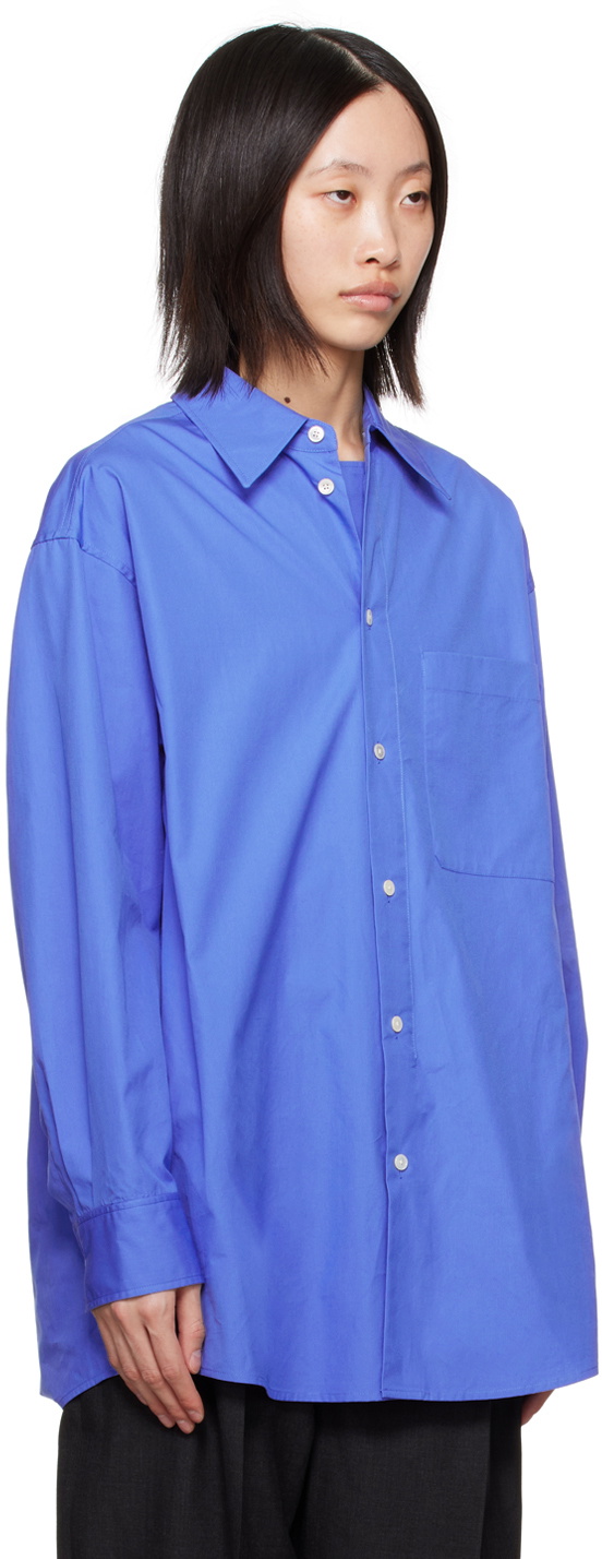 lemaire デニムシャツ 48 the row auralee comoli LEMAIRE ロングスリーブ デニムシャツ | グレー | FARFETCH JP