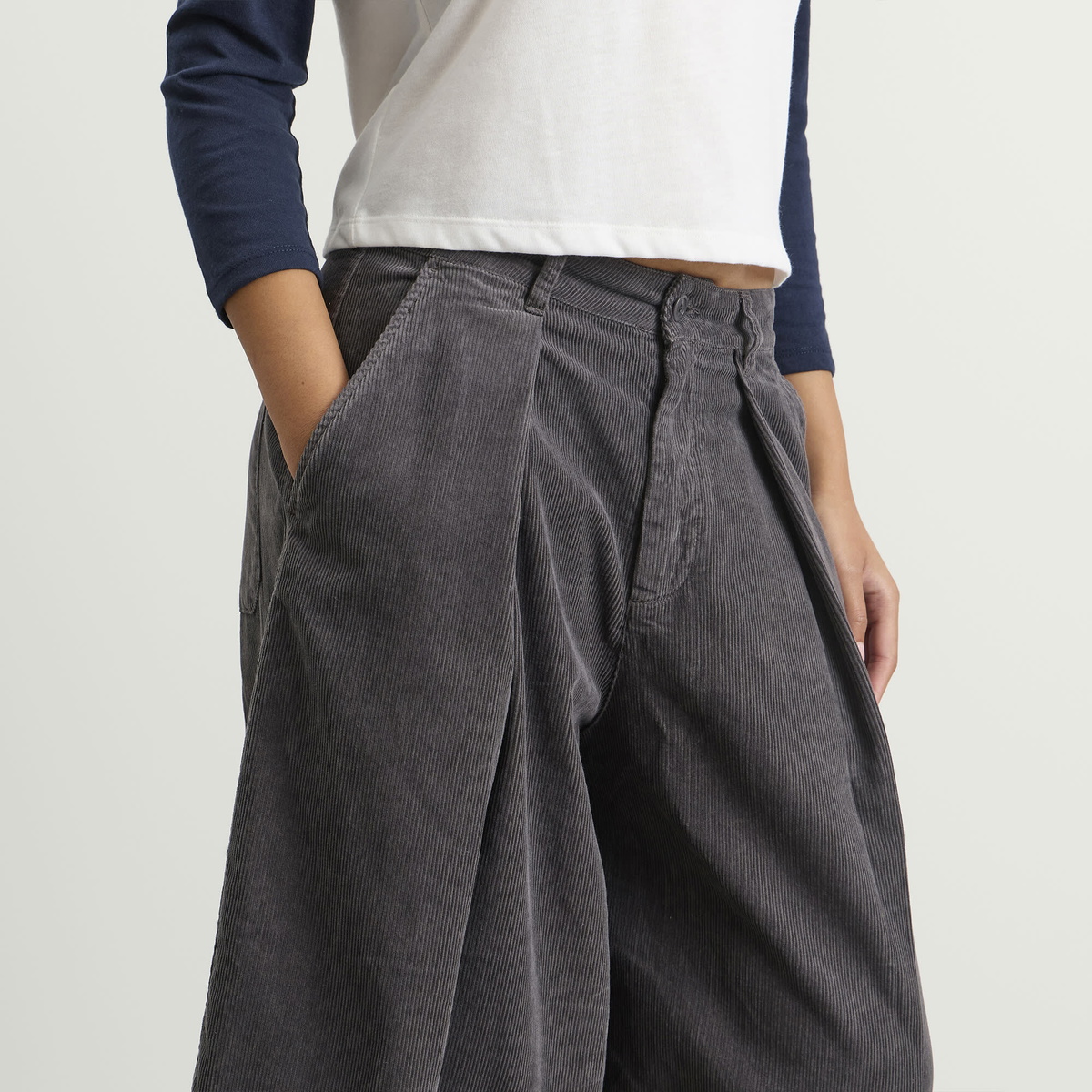 YMC Women's Deadbeat Cord Trousers - END. Exclusive in Volcanic
