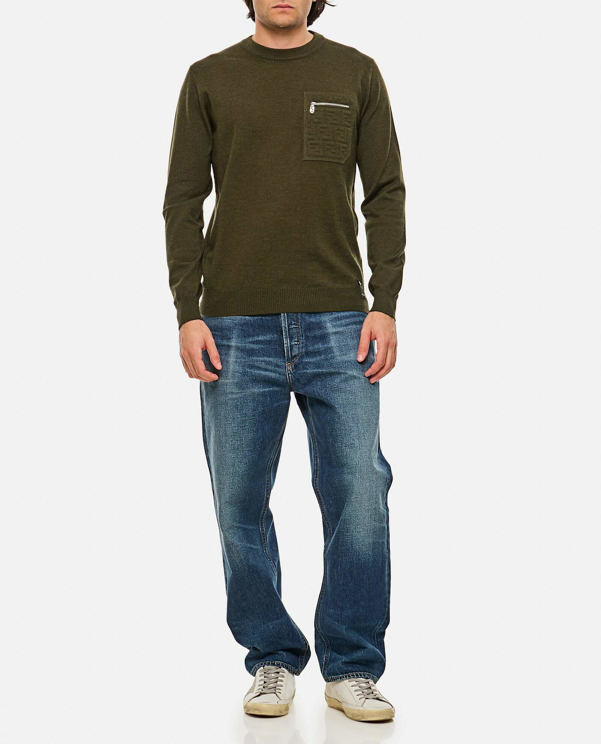 【送料&関税込】Fendi Pullover Wool Ff Emboss Fendi Pullover Wool Ff Emboss Fendi