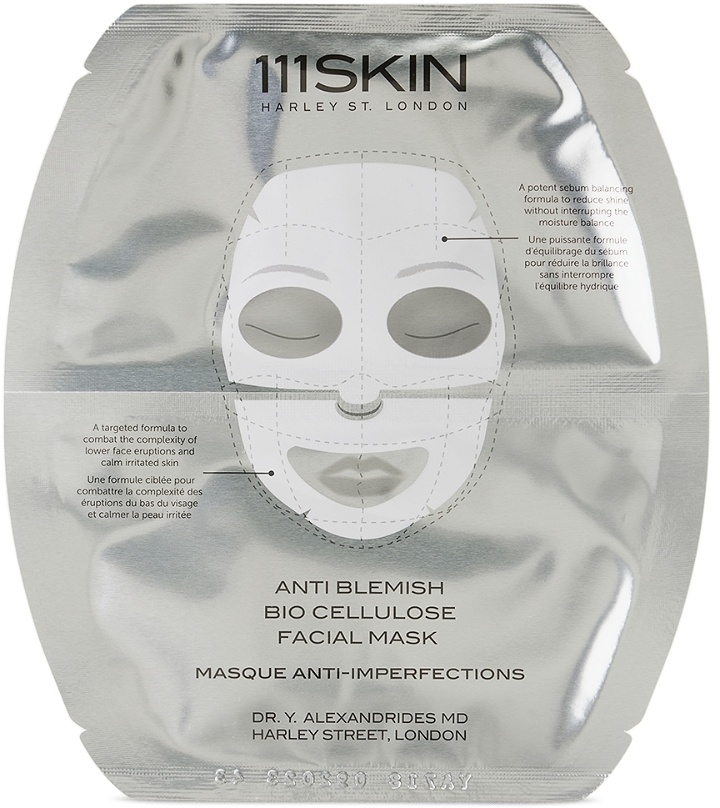 Photo: 111 Skin Anti Blemish Bio Cellulose Face Mask, 0.85 oz