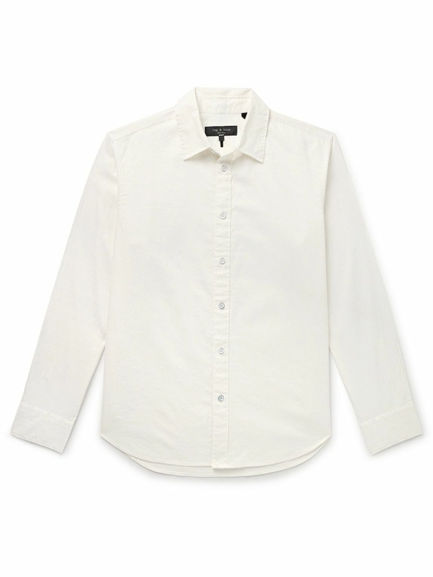 Photo: Rag & Bone - Finch Hemp and Cotton-Blend Shirt - White