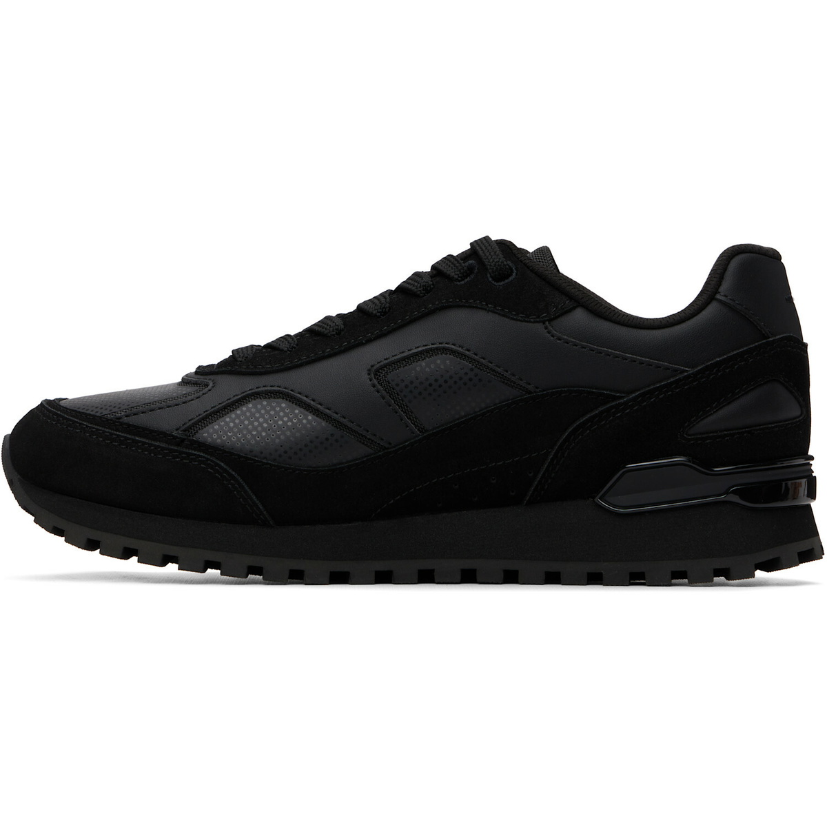 BOSS Black Printed-Logo Sneakers