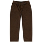 Polar Skate Co. Men's Grund Chino in Brown Black