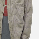 Nonnative Men's Dweller Button Down Twill Plaid Shirt in Cement