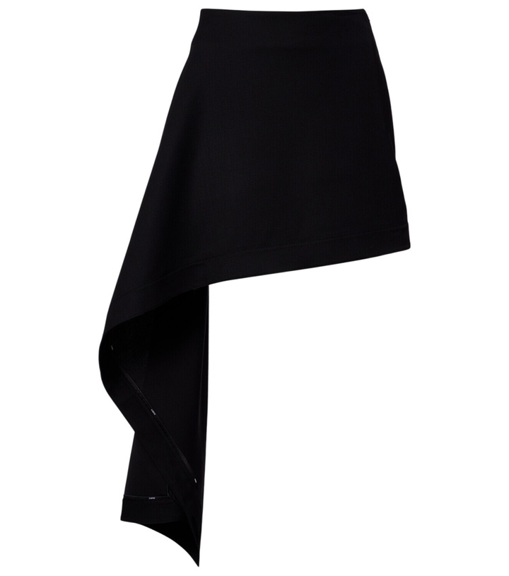 Photo: Loewe Draped wool miniskirt