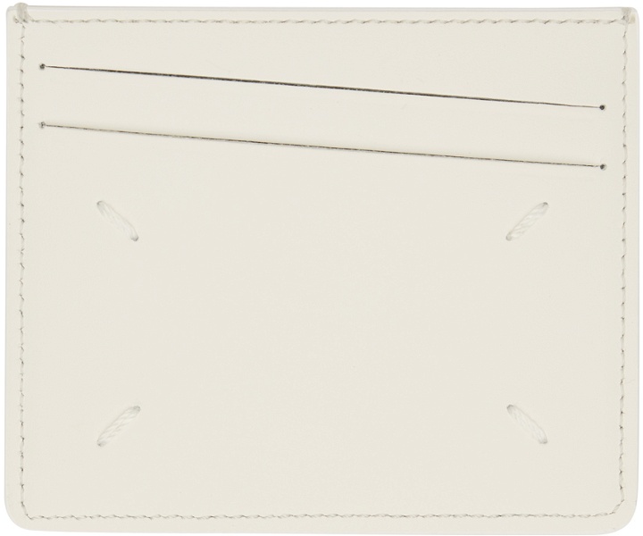 Photo: Maison Margiela White Four Stitches Card Holder