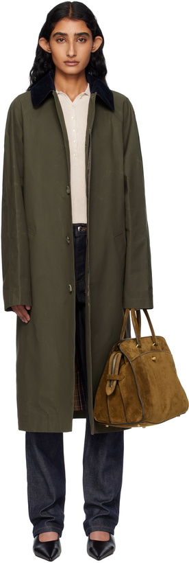 Photo: A.P.C. Khaki Gaspard Mac Trench Coat