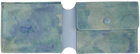 Acne Studios Blue Folded Wallet