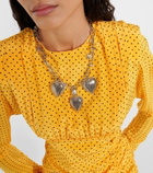 Alessandra Rich Embellished chain necklace