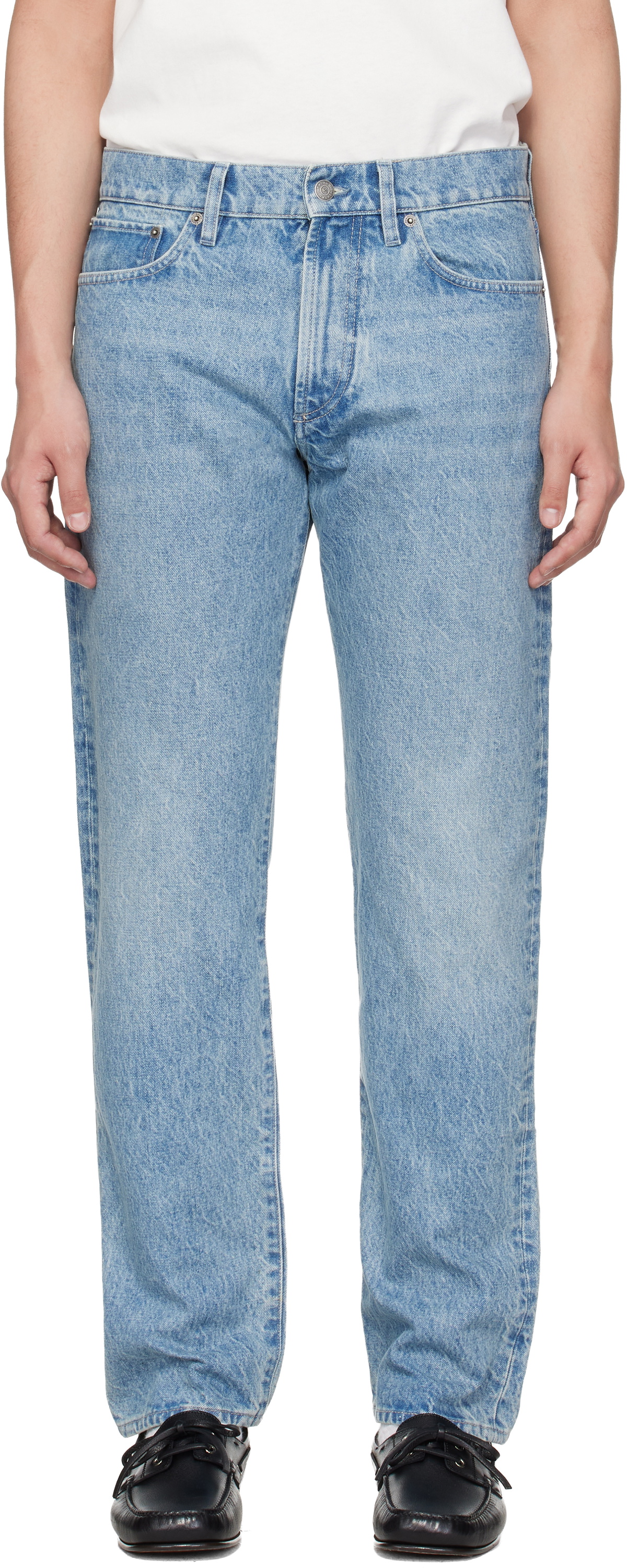 Ralph Lauren Purple Label Blue Straight Fit Jeans