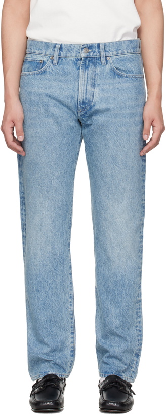 Photo: Ralph Lauren Purple Label Blue Straight Fit Jeans