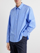 Rag & Bone - Striped Cotton-Poplin Shirt - Blue