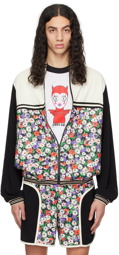 Anna Sui SSENSE Exclusive Multicolor Daisies Track Jacket