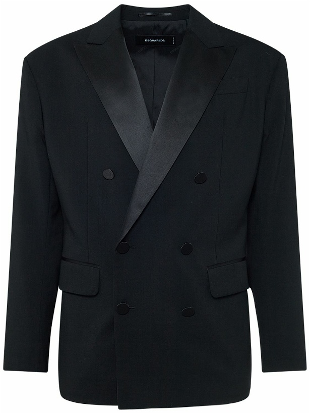 Photo: DSQUARED2 - Double Breasted Stretch Wool Jacket