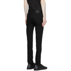 Fendi Black Embroidered Pocket Jeans