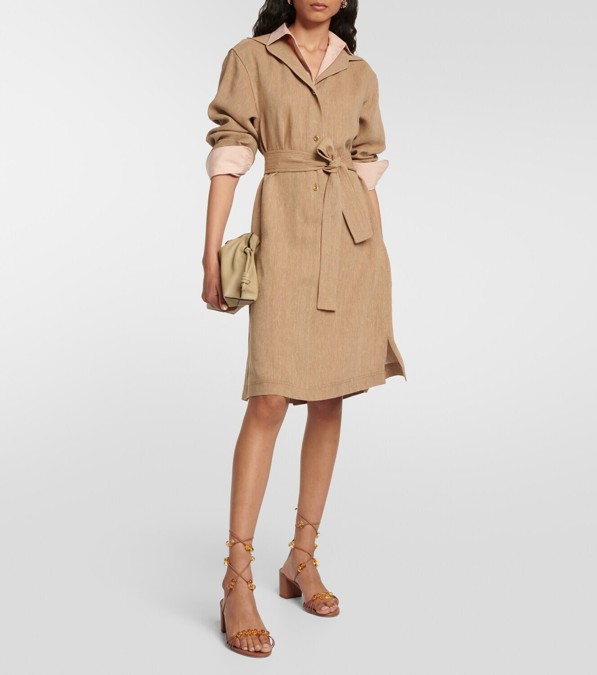 Loro Piana Linen shirt dress Loro Piana