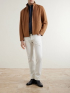 Canali - Slim-Fit Straight-Leg Jeans - White