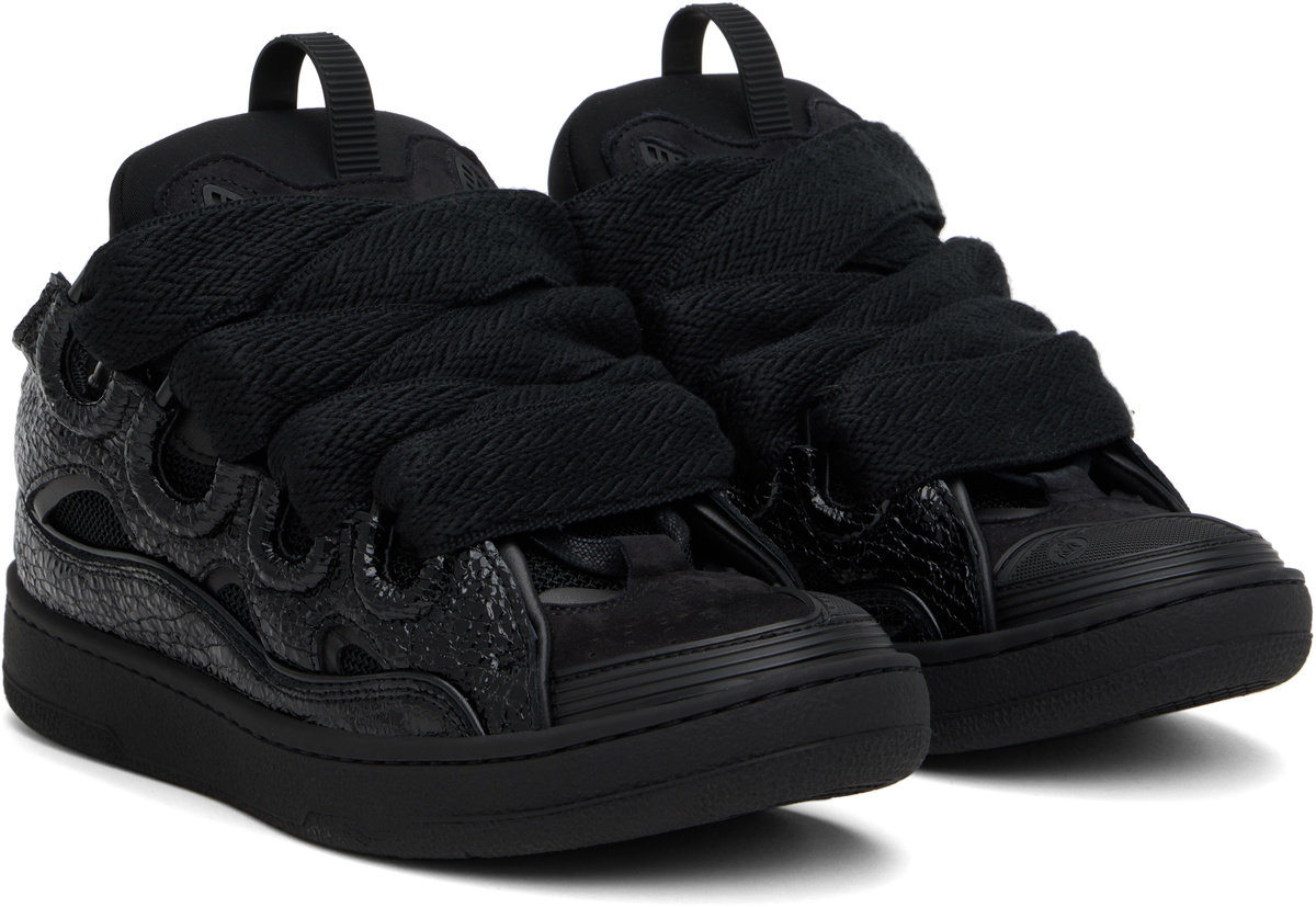 Lanvin Black Curb Sneakers Lanvin Lanvin Black Curb Sneakers Lanvin