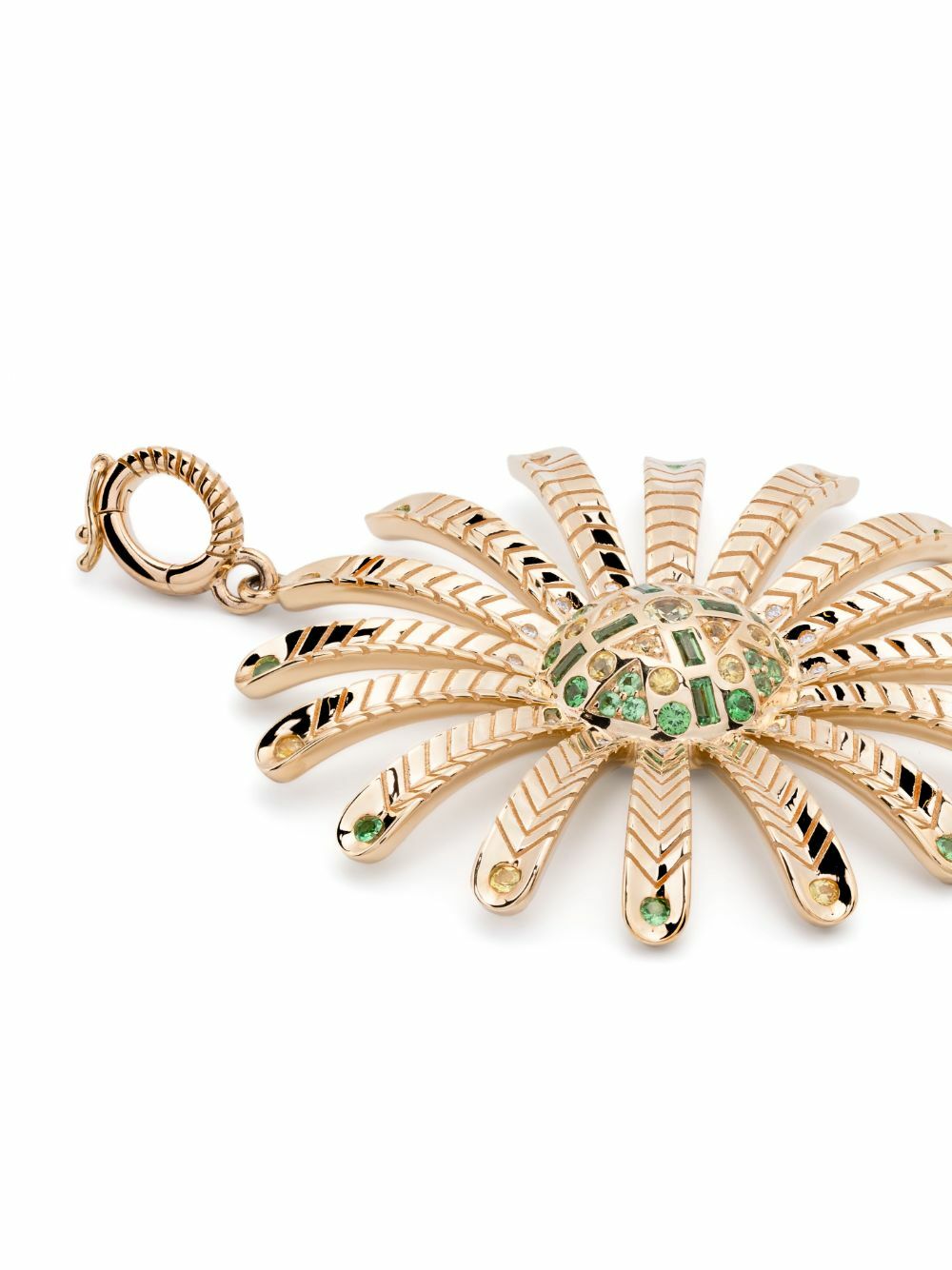 Harwell Godfrey 18K Yellow Gold Major Sunflower Pendant