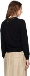 Acne Studios Black Crewneck Cardigan