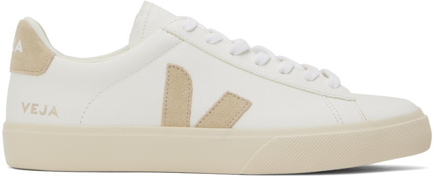 VEJA White & Beige Campo Sneakers VEJA