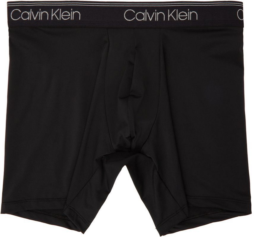 Calvin Klein Microfiber Stretch Boxer Briefs 3-Pack Black